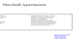 Desktop Screenshot of champaignmarshallapartments.com